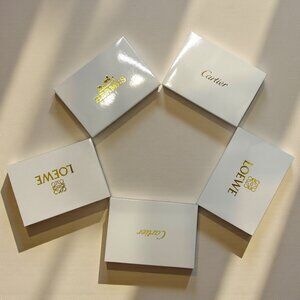 Beauty Pocket Mirror & Leather Card Holder NIB